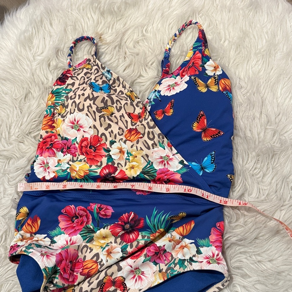 NWOT Johnny Was Fleur Braided Wrap Once Piece In Multi Sz Small lining intact - Picture 8 of 9